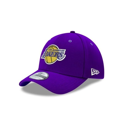 Purple Los Angeles Lakers Hat - New Era NBA Team Classic 39THIRTY Stretch Fit Caps USA4750892